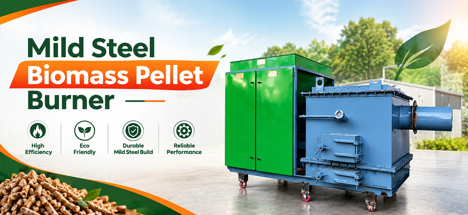 Mild Steel Biomass Pellet Burner